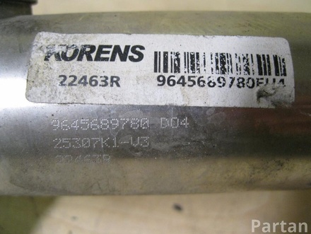 CITROËN 9681825280, 9645689780 C4 Picasso I (UD_) 2008 Cooler, exhaust gas recirculation