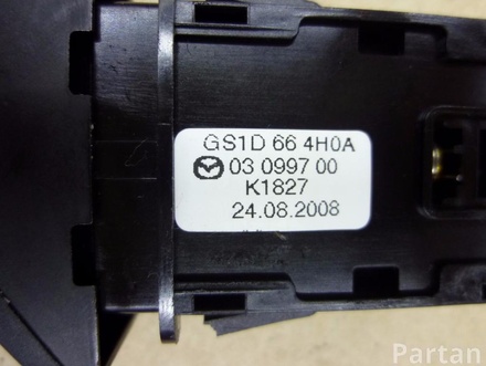 MAZDA GS1D664H0A 6 Saloon (GG) 2008 Emergency light/Hazard switch