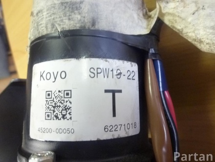 TOYOTA KOYO SPW19-22, 45200-0D050, SPW1922 / KOYOSPW1922, 452000D050, SPW1922 YARIS (_P9_) 2008 Servomotor Lenkung