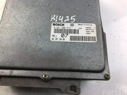 CITROËN 9619719480; 0261200673 / 9619719480, 0261200673 XANTIA (X1) 1998 Control unit for engine