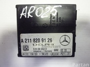 MERCEDES-BENZ A 211 820 91 26 / A2118209126 S-CLASS (W220) 2001 Control unit for anti-towing device and anti-theft device