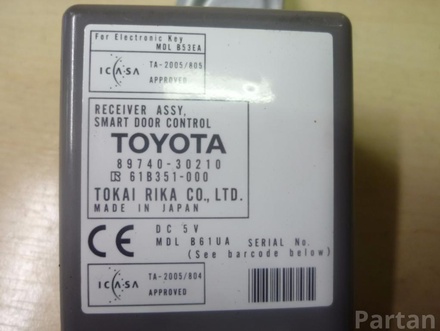 LEXUS 89740-30210 / 8974030210 GS (GRS19_, UZS19_, URS19_) 2009 Control unit for door