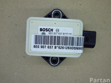 AUDI 8E0 907 637 B / 8E0907637B A6 (4F2, C6) 2006 Sensor, longitudinal-/lateral acceleration