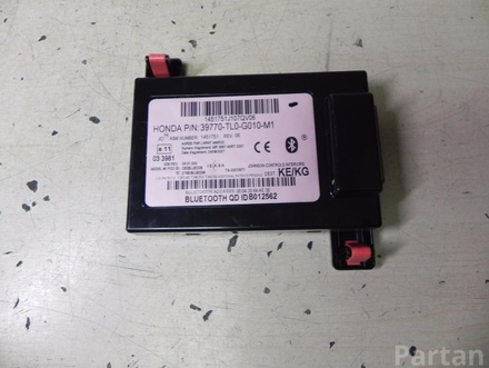 HONDA 39770-TL0-G010-M1 / 39770TL0G010M1 ACCORD VIII (CU) 2009 Interface box (control unit 'bluetooth')