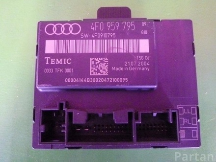 AUDI 4F0 959 795, 4F0 910 795 / 4F0959795, 4F0910795 A6 (4F2, C6) 2005 Control unit for door