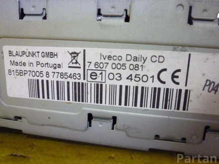 IVECO 7 607 005 081 / 7607005081 DAILY IV Box Body / Estate 2009 Radio / CD