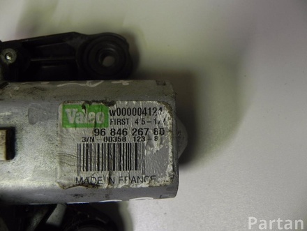 PEUGEOT 9684626780 207 SW (WK_) 2010 Motor del limpiaparabrisas