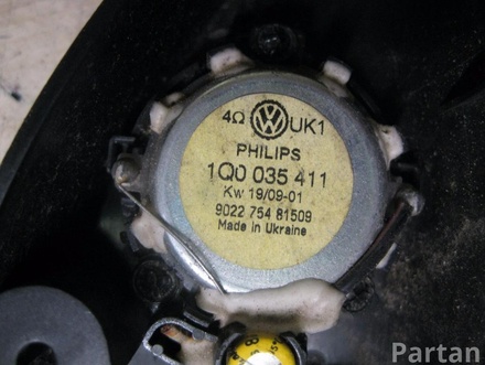 VW 1Q0 035 411, 1Q0 837 993 A / 1Q0035411, 1Q0837993A EOS (1F7, 1F8) 2010 Loudspeaker