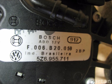 VW 5Z6 955 711 / 5Z6955711 FOX (5Z1, 5Z3) 2007 Wiper Motor Rear