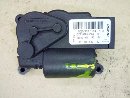 SKODA 5Q0 907 511 A / 5Q0907511A OCTAVIA III (5E3) 2013 Adjustment motor for regulating flap