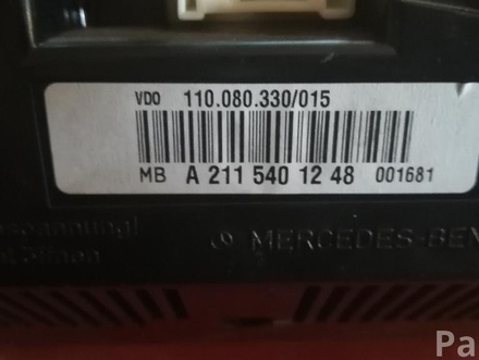 MERCEDES-BENZ A2115401248 E-CLASS (W211) 2006 Панель приборов