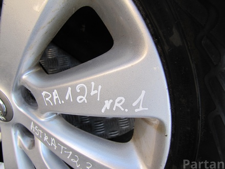 OPEL 0P044 K1 / 0P044K1 ASTRA J 2010 Alloy rim R17 EJ 7.0 ET44 5X105