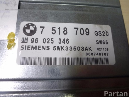 BMW 7518709, 24607518709 X5 (E53) 2003 Bloque de control de la caja de cambios automática